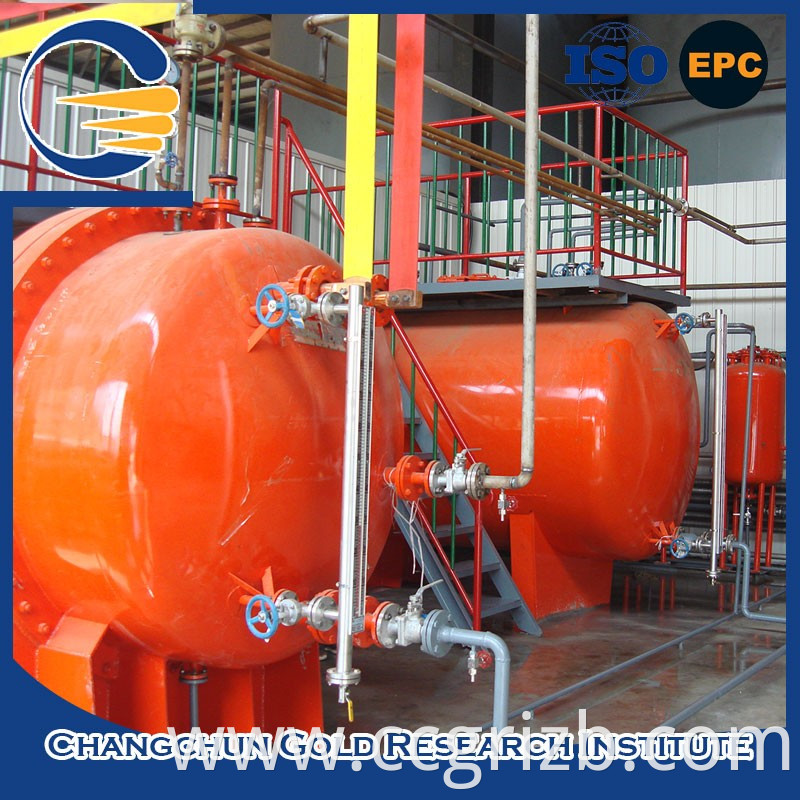 Heating gold smelting equipment